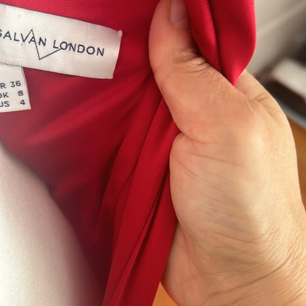 Galvan satin cutout gown - worn once - Picture 4 of 5